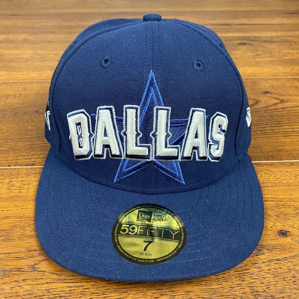 New Era Dallas Cowboys 59FIFTY Fitted Hat Navy Blue 2012 NFL Draft Cap Size 7